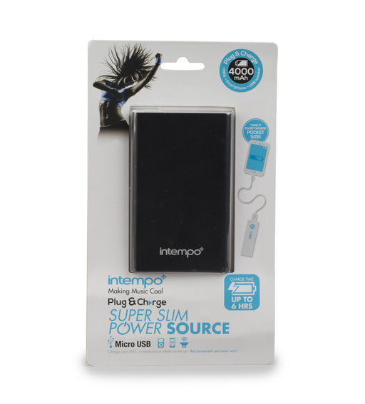Intempo EG0322 4000MaH Aluminium Power Bank Charger  Radford Vac Centre  - 1